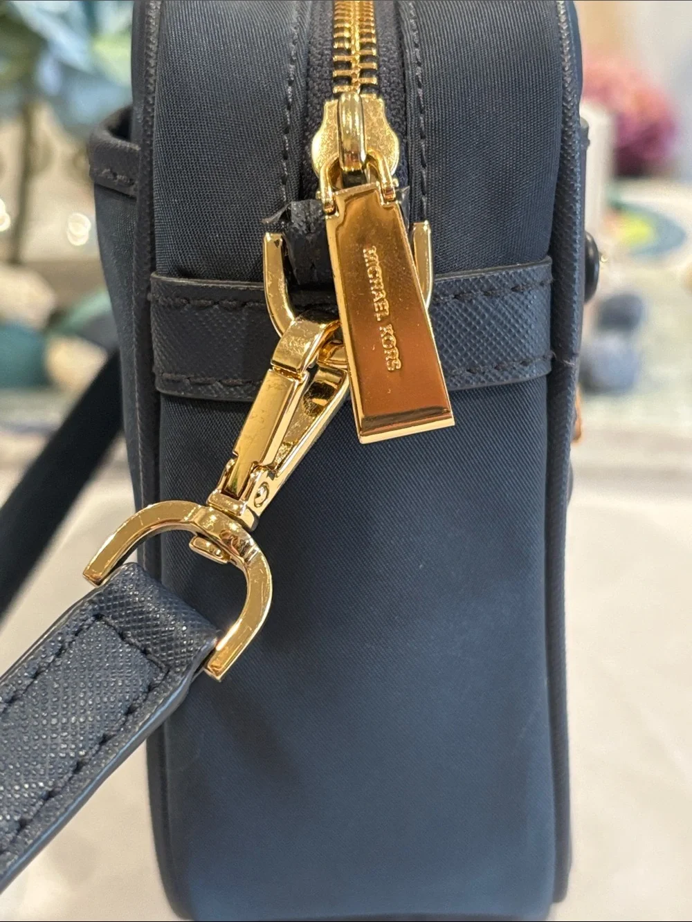 Michael Kors Jet Set Charm East/West Crossbody Navy